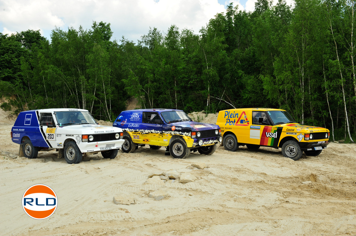 Les 3 Range Rover Des Dakar d'antan
